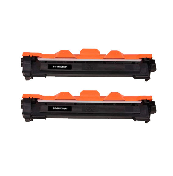 Brother TN1050 Negro Pack de 2 Cartuchos de Toner Genericos