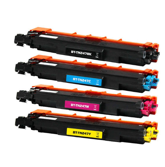 Brother TN247/TN243 Pack de 4 Cartuchos de Toner Genericos