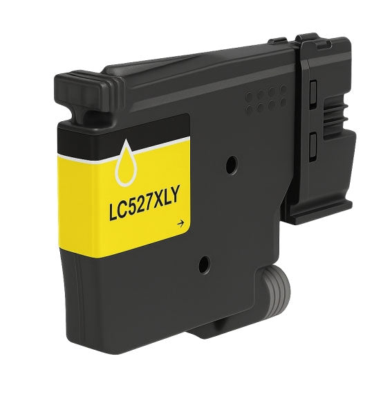 Brother LC527XL Amarillo Cartucho de Tinta Pigmentada Generico - Reemplaza LC527XLY/LC527Y